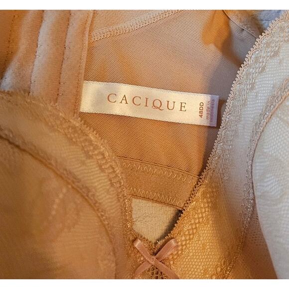 Plus Size Women's Bra CACIQUE Lane Bryant 48DD Lace Underwire NWT - Picture 3 of 4